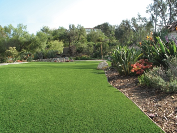 beautiful artificial turf landscape